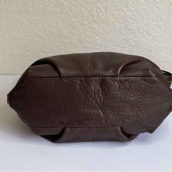 Coach brown leather two way shoulder bag - Picture 5 of 9